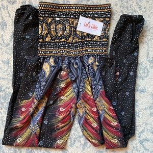 Lu’s Peacock Harem Pant